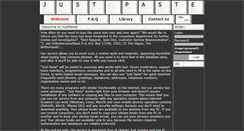 Desktop Screenshot of justpaste.com